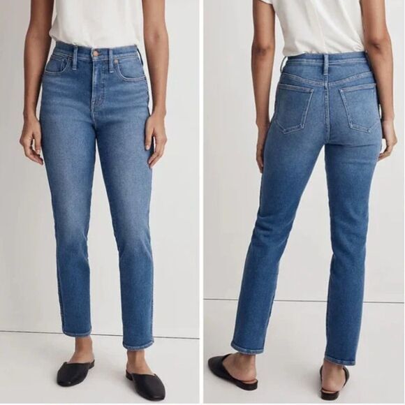NEW Madewell Stovepipe Jeans in Leaside Wash, 27 - Picture 1 of 15